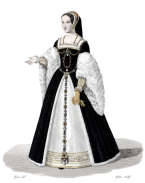 Pour Zoom : Claude de France, ou La Reine Claude - Gravure  de Lanté reproduite puis restaurée par © Norbert Pousseur