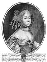 Pour Zoom : Marie Th&eacute;r&egrave;se d'Autriche - gravure de Pierre Daret - Gravure  reproduite puis restaur&eacute;e num&eacute;riquement par &copy; Norbert Pousseur