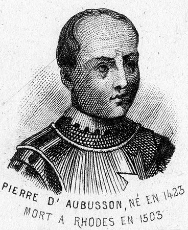 Pierre d'Aubusson - Gravure  reproduite puis restaurée par © Norbert Pousseur