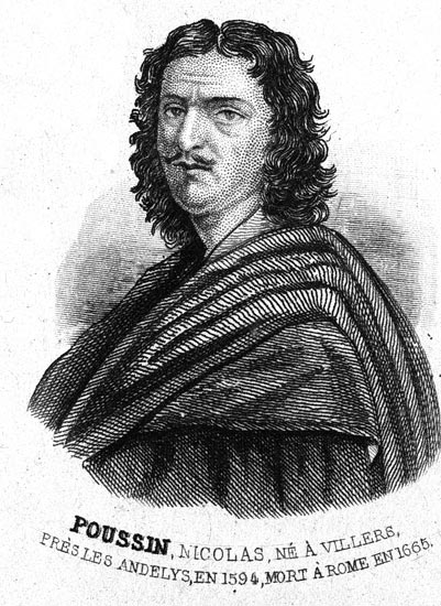 Nicolas Poussin - Gravure  reproduite puis restaurée par © Norbert Pousseur