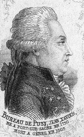 Jean Xavier Bureaux de Pusy, personnage illustre du département de l'Isère - Gravure  reproduite puis restaurée par © Norbert Pousseur