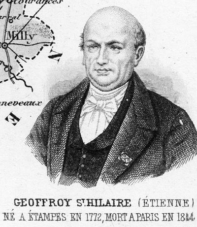 Étienne Geoffroy St Hilaire, personnage illustre du département de la Seine et Oise - Gravure  reproduite puis restaurée par © Norbert Pousseur