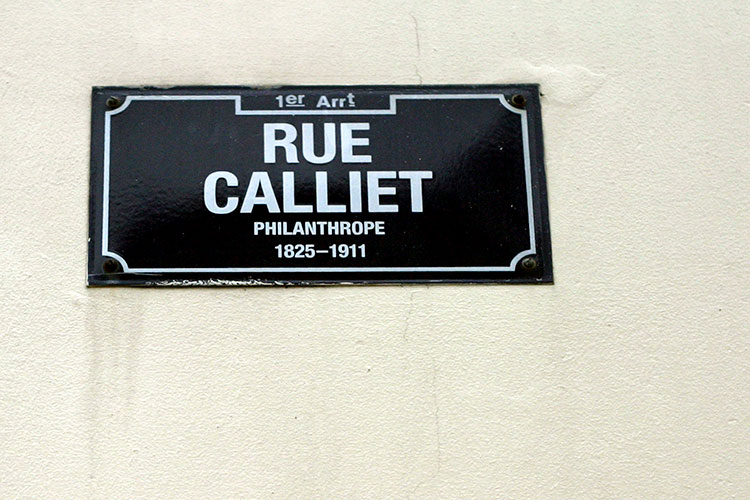 Calliet, philanthrope de Lyon, décédé en 1911 - © Norbert Pousseur