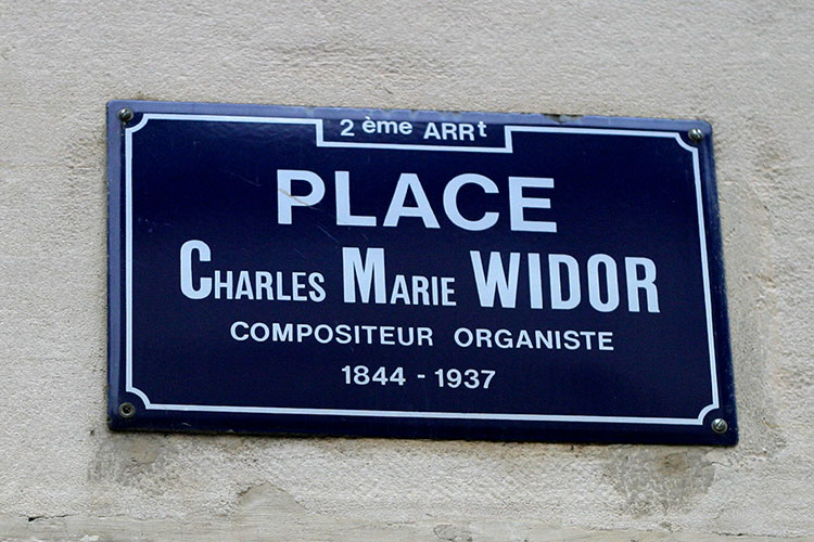 Charles Marie Widor, compositeur organiste, décédé en 1937, place de Lyon - © Norbert Pousseur