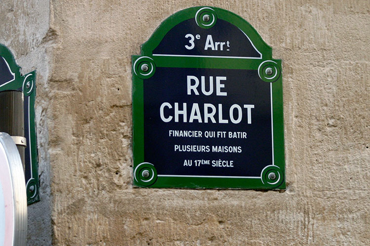 Charlot, financier parisien du 17ème siècle, rue de Paris - © Norbert Pousseur