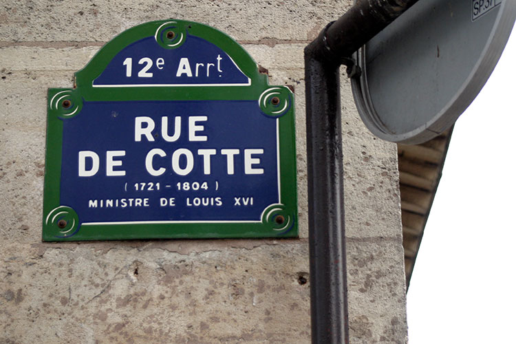 de Cotte, ministre de Louis XVI, 1721 - 1804, rue de Paris - © Norbert Pousseur