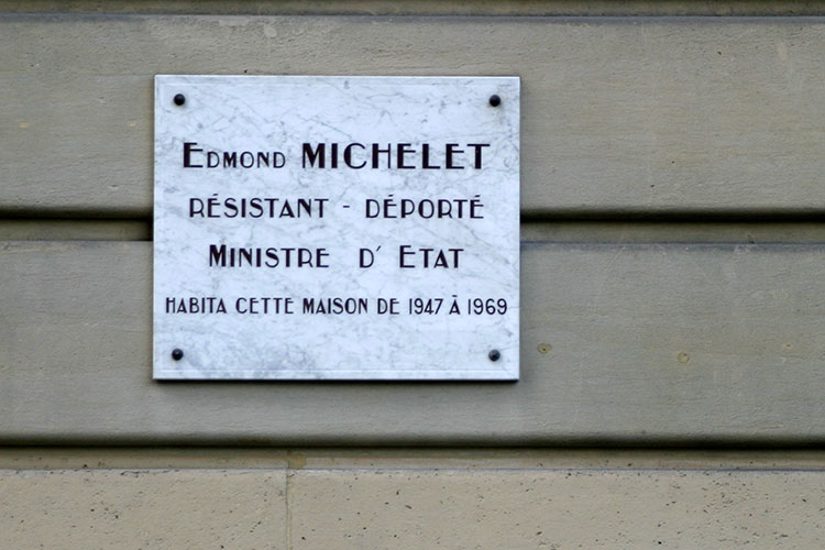 Edmond Michelet, résistant, déporté, ministre d'état  - © Norbert Pousseur