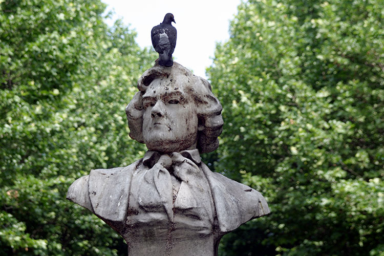 Frédérick Lemaitre, comédien, 1800 - 1876, statue parisienne - © Norbert Pousseur