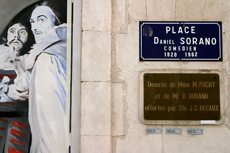 Place Avignon, Daniel Sorano, comédien, 1920 - 1962 - © Norbert Pousseur