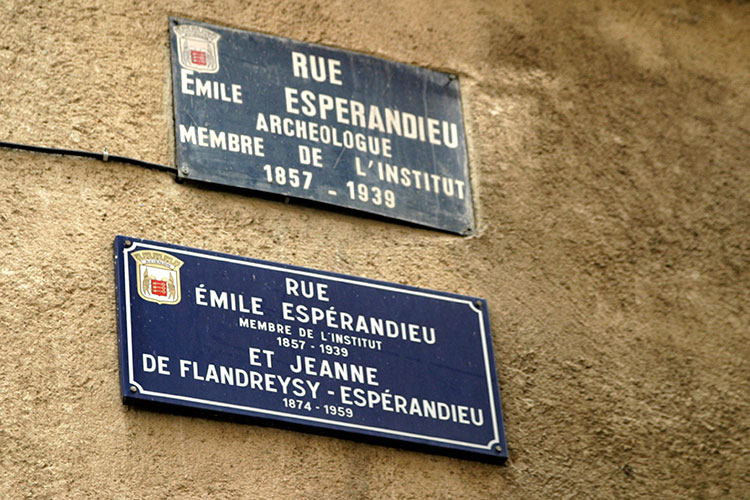 Rue d'Avignon, Emile Espérandieu, archéologue, 1857 - 1938 - © Norbert Pousseur