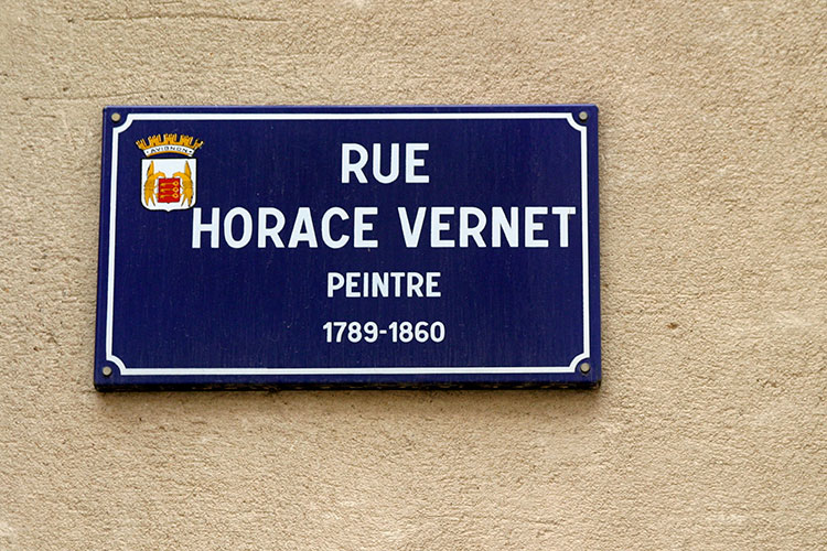 Rue d'Avignon, Horace Vernet, artiste peintre, 1789 - 1860 - © Norbert Pousseur