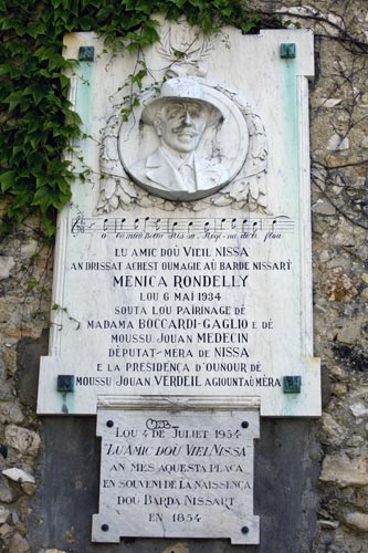 Plaque souvenir de Menica Rondelly - © Norbert Pousseur