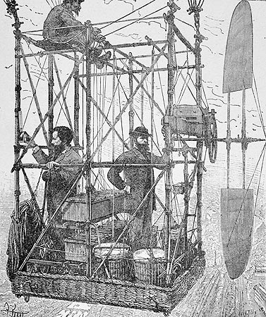 Moteur électrique du dirigeable des frères Tissandier - Reproduction © Norbert Pousseur