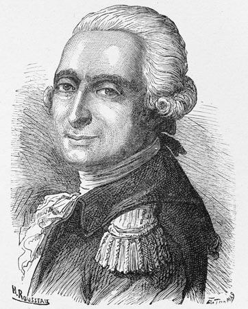 François Laurent d'Arlandes, aéronaute français - Gravure  reproduite puis restaurée par © Norbert Pousseur