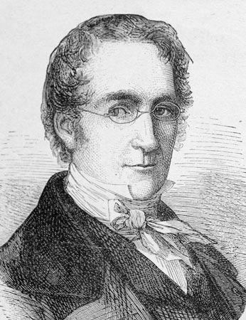 Louis Joseph Gay-Lussac, aéronaute français - Gravure  reproduite puis restaurée par © Norbert Pousseur