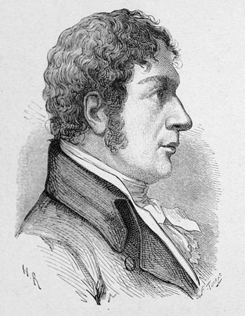 François Zambeccari, aéronaute français - Gravure  reproduite puis restaurée par © Norbert Pousseur