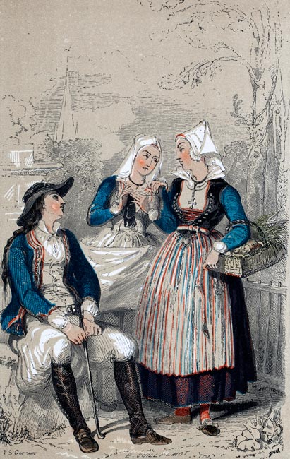 Costumes de Fouesnant - Reproduction © Norbert Pousseur