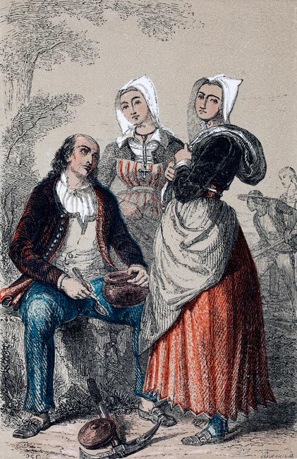 Costumes de Pluvigner - Reproduction © Norbert Pousseur