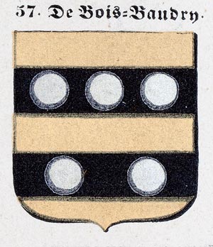 Écusson d'Alain de Bois-Baudry, croisé de Bretagne - Reproduction © Norbert Pousseur