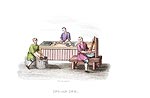 Fabrication d'encre de chine - Chine en 1800 - Reproduction de gravure © Norbert Pousseur