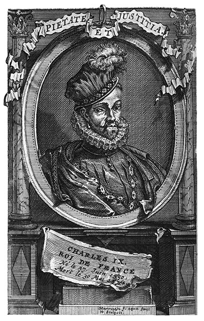 Charles IX, gravure et eau-forte de Jacques Harrewyn - Gravure  reproduite puis restaurée par © Norbert Pousseur