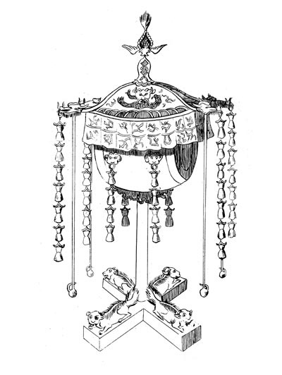 Kouf chinois - Reproduction de gravure © Norbert Pousseur