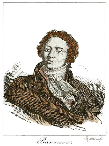 Antoine Pierre Barnave, - Gravure de Couché  reproduite puis restaurée par © Norbert Pousseur