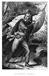 Jacques Cathelineau - Gravure dessinée par A Lacauchie, reproduite puis restaurée par © Norbert Pousseur