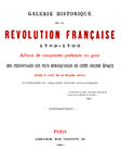 Page de titre de l'ouvrage 'Galerie historique de la Révolution française' - Reproduction © Norbert Pousseur