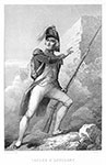 Théophile-Malo de La Tour d'Auvergne - Gravure de A Lacauchie, reproduite puis restaurée par © Norbert Pousseur