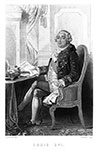 Louis XVI  - Gravure de A Lacauchie, reproduite puis restaurée par © Norbert Pousseur
