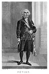 Jérôme Pétion - Gravure dessinée par A Lacauchie, reproduite puis restaurée par © Norbert Pousseur
