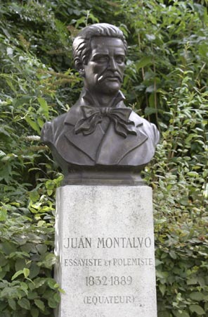 Buste de Juan Montalvo - © Norbert Pousseur