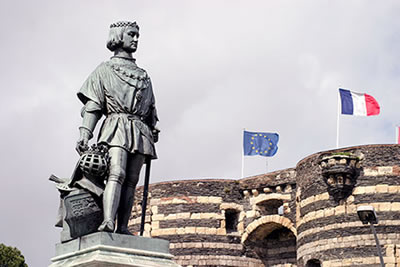 sculpture de René d'Anjou à Angers  - © Norbert Pousseur