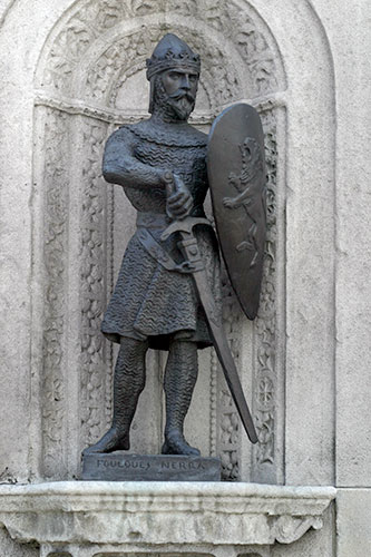 Statue de Foulques Néra ou Nerra - Angers - © Norbert Pousseur