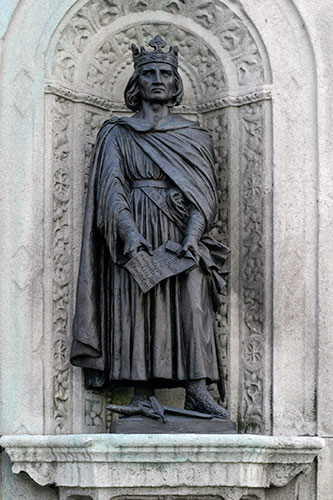 Statue d'Henry II Plantagenet - Angers - © Norbert Pousseur