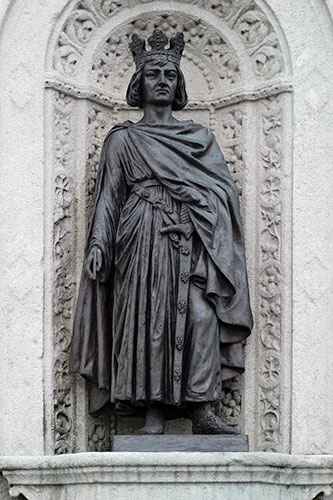 Statue de Philippe II Auguste, roi de France - Angers  - © Norbert Pousseur