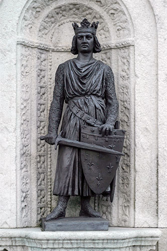Statue de Charles d'Anjou, roi de Sicile - Angers  - © Norbert Pousseur