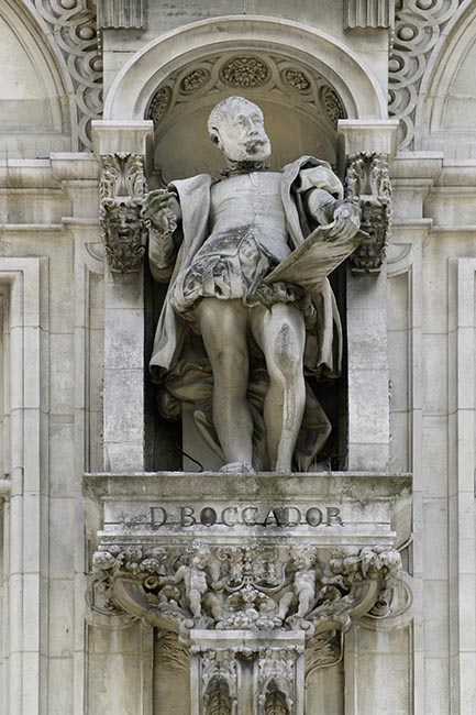 Statue de Dominique de Cortone, dit Le Boccador, architecte - © Norbert Pousseur Statue de Dominique de Cortone, dit Le Boccador, architecte - © Norbert Pousseur