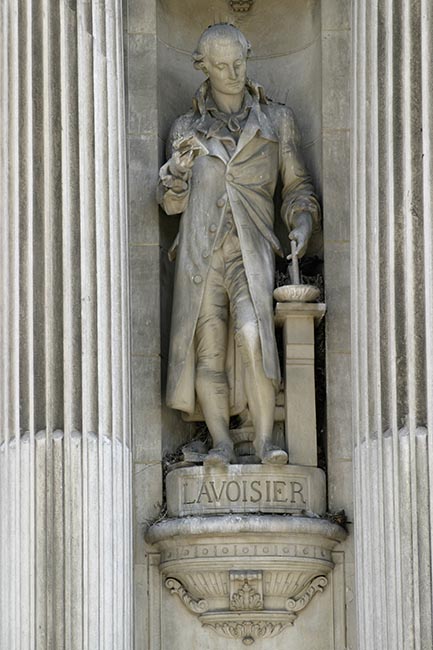 Statue d'Antoine Laurent de lavoisier, chimiste - &copy; Norbert Pousseur