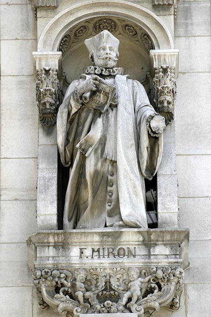 Statue de François Miron, prévôt des marchands - © Norbert Pousseur Statue de François Miron, prévôt des marchands - © Norbert Pousseur
