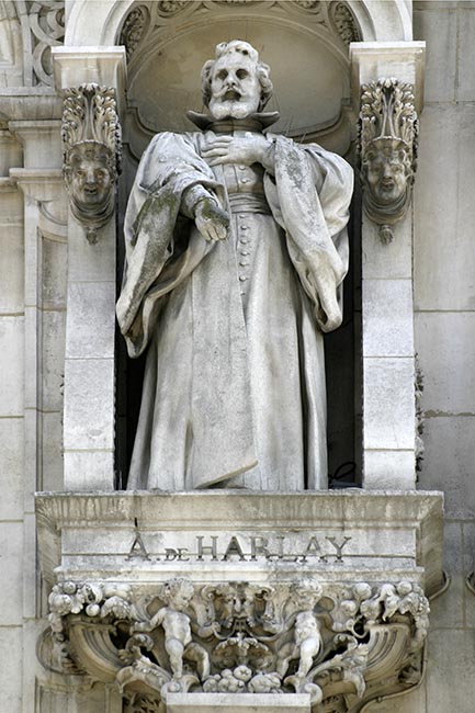 Statue d'Achille de Harlay, 1er pr&eacute;sident du parlement - &copy; Norbert Pousseur