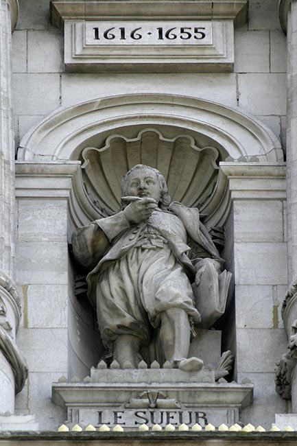 Statue d'Eustache Le Sueur, peintre - &copy; Norbert Pousseur