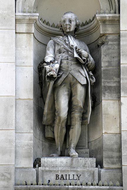Statue de Jean Sylvain Bailly, astronome et pr&eacute;sident de la Constituante - &copy; Norbert Pousseur