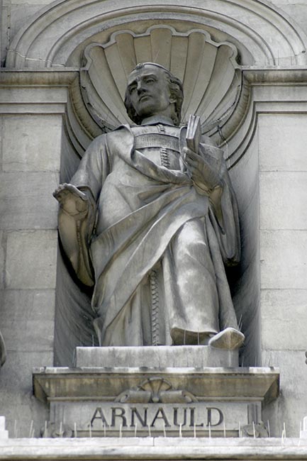 Statue d'Antoine Arnauld, th&eacute;ologien et docteur en Sorbonne - &copy; Norbert Pousseur