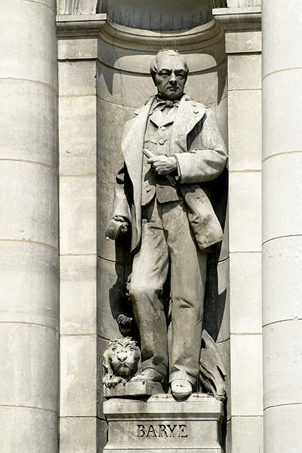 Statue d'Antoine Louis Barye, sculpteur animalier et fondeur - &copy; Norbert Pousseur