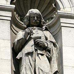 Statue d'Henri Sauval, historiographe - © Norbert Pousseur