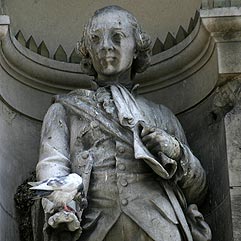 Statue de Jean Sylvain Bailly, astronome et président de la Constituante - © Norbert Pousseur