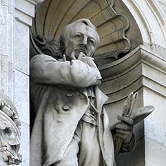 Statue d'Hippolyte Paul Delaroche, peintre - © Norbert Pousseur