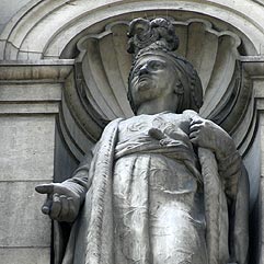 Statue d'Henri Louis Cain, dit Lekain, tragédien - © Norbert Pousseur